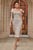 Andrea & Leo A1110 Shoulder Tie Straps Beaded Embellishment Midi Dress