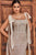 Andrea & Leo A1110 Shoulder Tie Straps Beaded Embellishment Midi Dress