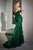 Off the Shoulder 3D Floral Appliques Prom Gown La Divine CC2164