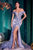 Off the Shoulder 3D Floral Appliques Prom Gown La Divine CC2164