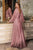 Long Sleeves Chiffon A-line Gown CD243