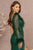 One Long Sleeve Sequin and feather Embellishment Prom Gown GL3160