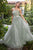 Sage Pleated Drape Ball Gown Andrea & Leo Couture A1015  Evening  Gown