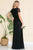 Vestido largo con cintura natural y flores bordadas de Amelia Couture IN004