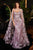 Sweetheart Neckline With Detachable Lace Cape Long Gown J834