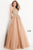 ON SALE SIZE 10 Jovani 00925 Floral Embroidered Prom Ballgown