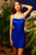 Sleeveless Cowl Neckline Cocktail Sparkly Gown BZ022S