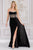 Velvet Beaded Corset Evening Dress AC5051