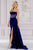 Velvet Beaded Corset Evening Dress AC5051