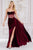 Velvet Beaded Corset Evening Dress AC5051