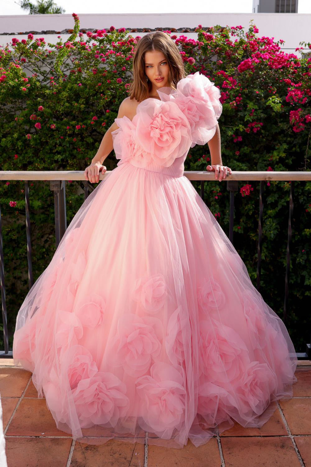 Versatile Rose Petals Ethereal Dress ACSU079 12 / Blush (MistyRose) Versatile Rose Petals Ethereal Dress ACSU079 12 / Blush (MistyRose)