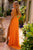 Plunging Neckline Embellished Dress AG0104