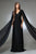 Cape Sleeves Chiffon Gown AC0011