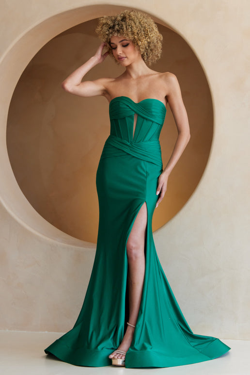 Corset Satin Long Dress AG0113 Sparkly Gowns Corset Satin Long Dress AG0113 Sparkly Gowns