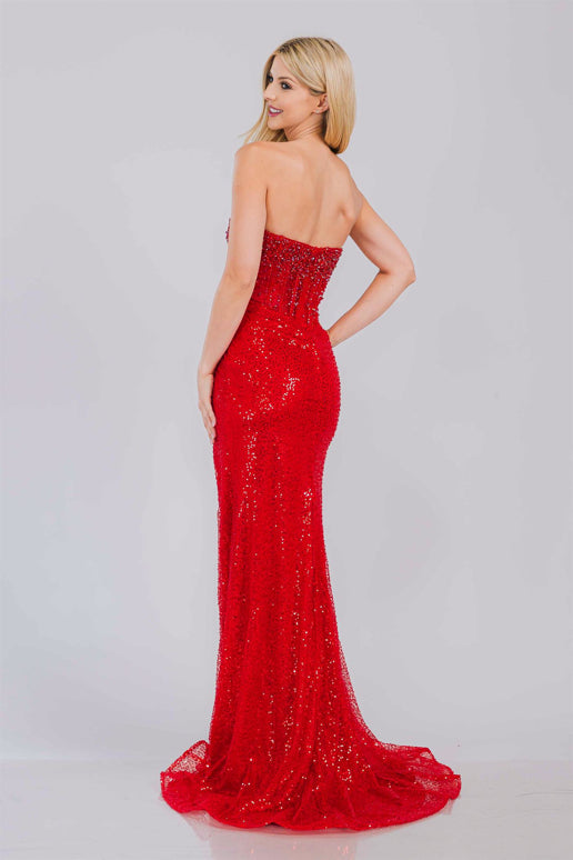 Embellished Corset Prom Dress AG0109 – Sparkly Gowns