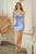 Embellished Corset Short Dress 9063S