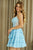 Floral Embroidered Short Dress 2062S