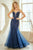 Mermaid Tulle Lace- Up Prom Dress  AC2120