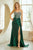 Beaded Corset Strapless Evening Dress AC2128