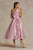 Satin One Shoulder Midi Dress Cocktail JE931 By Nox Anabel