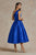 Satin One Shoulder Midi Dress Cocktail JE931 By Nox Anabel