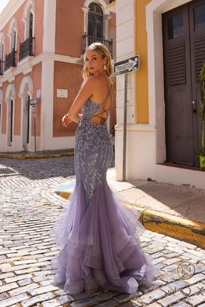 Floral Embroidered Prom Dress G1368 by Nox Anabel