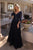 Sequin 3/4 Sleeves A-Line Gown MF100 by Nox Anabel