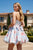 Juliet JT7178U Floral Dress With Bow And Volume Skirt
