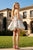 Juliet JT7178U Floral Dress With Bow And Volume Skirt