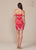 Vestido corto con adornos de plumas de Nox Anabel F723
