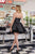 Fit and Flare Short Dress E101 by Nox Anabel