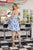 Printed Chiffon Strapless Dress R117 by Nox Anabel