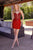 Strapless Satin Short Dress F957 by Nox Anabel