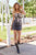 Sequined Flower Applique Dress G212 by Nox Anabel