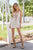Sequined Flower Applique Dress G212 by Nox Anabel
