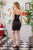 Embroidered Dress with Lace Up Back H187 by Nox Anabel