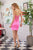 Embroidered Dress with Lace Up Back H187 by Nox Anabel