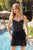 Fringe Beaded Short Dress T132 by Nox Anabel