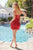 Fringe Beaded Short Dress T132 by Nox Anabel