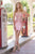 Embroidered Satin Short Dress T140 by Nox Anabel
