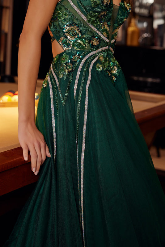 Fit and Flare Tulle Gown by Nox Anabel G1795 Sparkly Gowns Fit and Flare Tulle Gown by Nox Anabel G1795 Sparkly Gowns