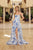 Floral Multi Layered Long Ball Gown Sequined  Nox Anabel A1752
