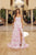 Floral Multi Layered Long Ball Gown Sequined  Nox Anabel A1752