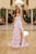 Floral Multi Layered Long Ball Gown Sequined  Nox Anabel A1752