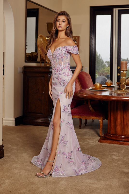 beaded embellished dress Fitted Cape Sleeve Gown by Elizabeth K GL3664 M / Dusty Rose 24 Occasion ASOS Design - Off Shoulder