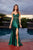 Strapless V Neckline Beading Applique Prom Dress Nox Anabel E1907