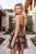 Nox Anabel C7037 Leopard Print Tiered Ruffle Corset Mini Dress