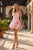 Nox Anabel D7006 Strapless Corset Rosette Bubble Taffeta Mini Dress