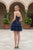 Nox Anabel G7043 Sequin Corset Tiered Ruffle Mini Dress