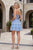 Nox Anabel G7043 Sequin Corset Tiered Ruffle Mini Dress